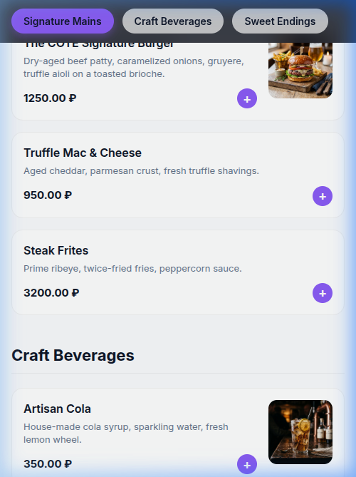 Mok.Menu Client Interface Template 2